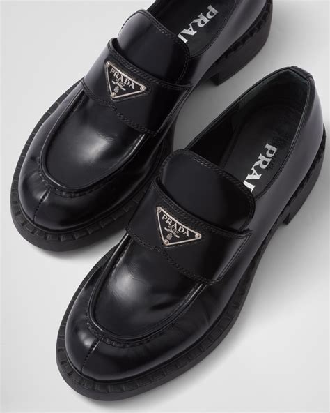 prada loafers ladies knee.